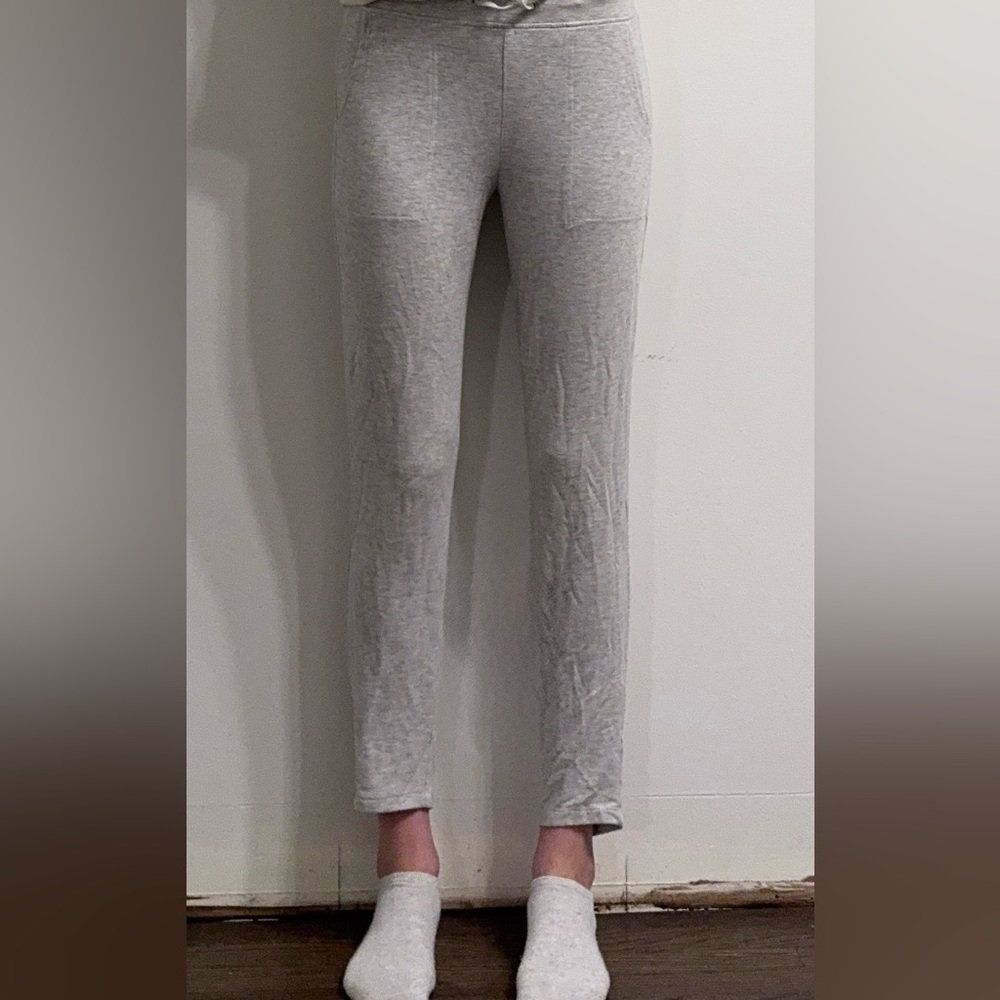Pajama pants. Very soft and stretchy